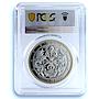 Bhutan 2000 ngultrum Giza Pyramids Wonders PR 70 PCGS gold and silver coin 2004