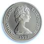 Cayman Islands 25 dollars Queen Elizabeth I KM-17 PR 69 PCGS silver coin 1977