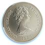 Cayman Islands 50 dollars Queens of England KM-12 MS 69 PCGS silver coin 1976
