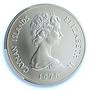 Cayman Islands 50 dollars Queens of England KM-12 MS 69 PCGS silver coin 1976