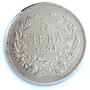 Bulgaria 5 leva Ferdinand I KM-18 XF 45 PCGS silver coin 1894