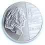 France 1 1/2 euro Chopin KM-2027 Music Composer PR 69 PCGS silver coin 2005
