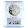 France 100 francs Gaspard Monge KM-1203 Science PR 69 PCGS silver coin 1998