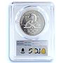 France 100 francs Condorcet KM-1201 Revolutionary PR 70 PCGS silver coin 1998