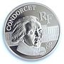 France 100 francs Condorcet KM-1201 Revolutionary PR 70 PCGS silver coin 1998