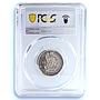 Great Britain 1 shilling George VI KM-853 S-4082 English PR 66 PCGS Ag coin 1937