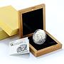 Mongolia 500 togrog Argali Ovis ammon swarovski silver coin 2013