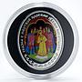 Belarus set 5 coins Alexander Pushkin Fairy Tales colored silver 2009