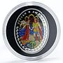 Belarus set 5 coins Alexander Pushkin Fairy Tales colored silver 2009