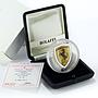 Cook Islands 5 dollars Ferrari Shield car colored silver coin 2013