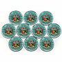 Zimbabwe 1 shilling Warships dreadnought battleship set of 10 colored coins 2017