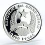 Guinea-Bissau 20000 pesos Defense of Nature Elephant silver coin 1993