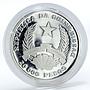 Guinea-Bissau 20000 pesos Defense of Nature Elephant silver coin 1993