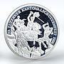 Switzerland 50 francs Shooting Festival in Sempach proof silver coin 1996