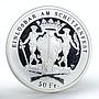 Switzerland 50 francs Shooting Festival in Sempach proof silver coin 1996