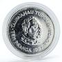 Tonga 10 pa'anga Commonwealth Games runners silver coin 1982