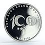 Turkey 40 yeni lira 100th of Vefa Sport club colored silver coin 2008