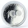 Turkey 40 yeni lira 100th of Vefa Sport club colored silver coin 2008