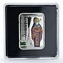 Niue 1 dollar John of Kronstadt sacred colored silver coin 2012