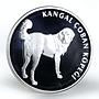 Turkey 20 lira Kangal Dog proof silver coin 2005