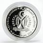 Sahrawi 1000 pesetas Sydney Olympics Weight Lifter silver coin 1998