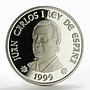 Spain 2000 pesetas Holy Year of St. James church silver coin 1999