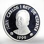 Spain 2000 pesetas Holy Year of St. James church silver coin 1999