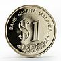 Malaysia 1 ringgit 35th Annual Conference Pacific Area Travel silver coin 1986