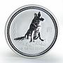 Australia, 50c, Year of the Dog Series I,1/2oz Silver Coin oxides scratches 2006