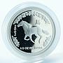 Australia 50 cents Year of the Horse Lunar Series I silver proof coin 1/2 oz 2002