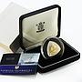 Bermuda 3 dollars Hunter Galley Shipwreck silver gilded proof coin 2006
