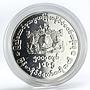 Myanmar 5000 kyats Government of Republic of Union Myanmar silver coin 2015