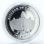 Cambodia 3000 riels Lunar Series Year of the Pig silver coin 2007