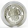 Macedonia 100 denari Gotse Delchev revolutionary proof silver coin 2003