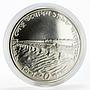 Bangladesh 20 taka Jamuna Bridge proof silver coin 1998
