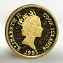 Cook Islands 20 dollars First man on the moon proof gold coin 1995