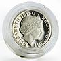 United Kingdom 1 pound City of Cardiff arms proof silver coin 2011