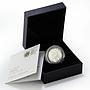 United Kingdom 1 pound City of Cardiff arms proof silver coin 2011