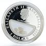 Australia 1 dollar Treasures - Opals proof silver coin 2008