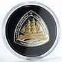 Bermuda 3 dollars Shipwreck North Carolina gilded silver coin 2006