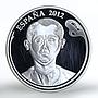 Spain 10 euro Joan Miro painters morning star proof silver coin 2012