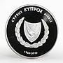 Cyprus 5 euro 50th Anniversary of Central Bank silver coin 2013