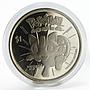 Niue 1 dollar Pokemon Meowth copper-nickel coin 2001