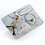 Benin 1000 francs Romantic Places Paris colored silver coin 2013