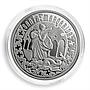 Andorra 10 diners Holy Helpers Saint Margaret proof silver coin 2011