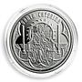 Andorra 10 dinars Holy Helpers St. Catherine silver proof coin 2010