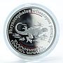 Armenia 100 dram Desert Lizard Wild World of Caucasus Fauna silver coin 2008