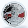 Armenia 100 dram Kings of Football series Zbigniew Boniek silver proof coin 2009