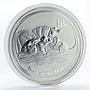 Australia 2 dollars Lunar Calendar series II Year of the Mouse silver coin 2008