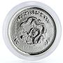 Australia 50 cents Lunar Calendar series I Year of the Dragon silver coin 2000